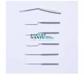 High quality Curtte Probe Cerumen Hook cotton applicator ENT instruments middle ear microsurgery instruments set